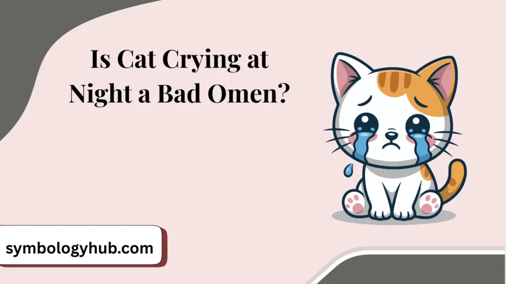 Is Cat Crying at Night a Bad Omen?