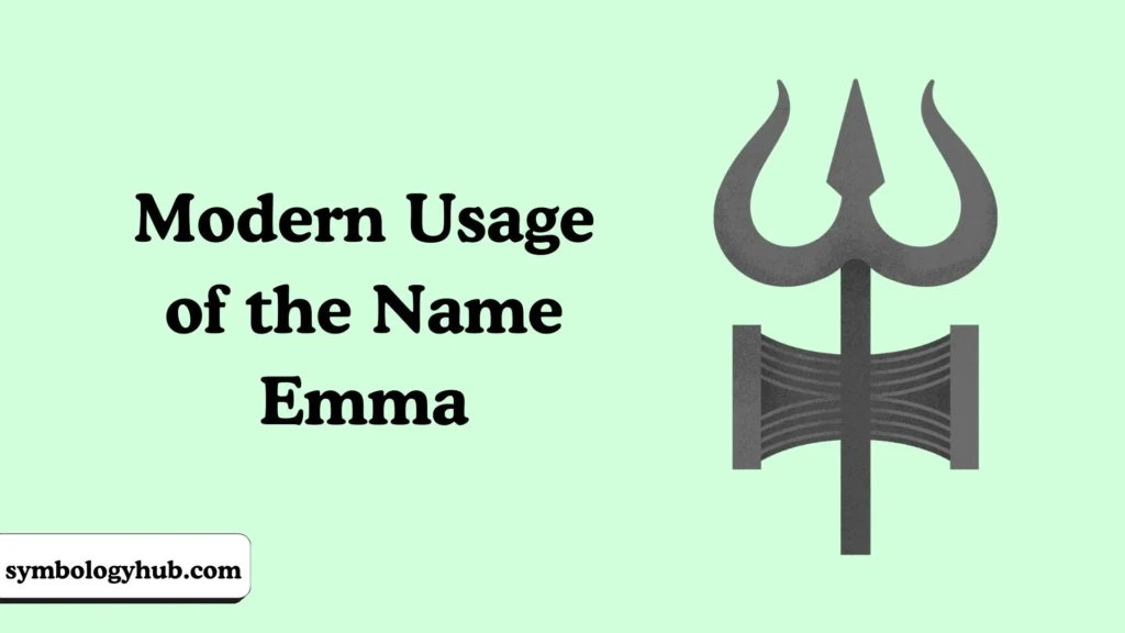 Modern Usage of the Name Emma