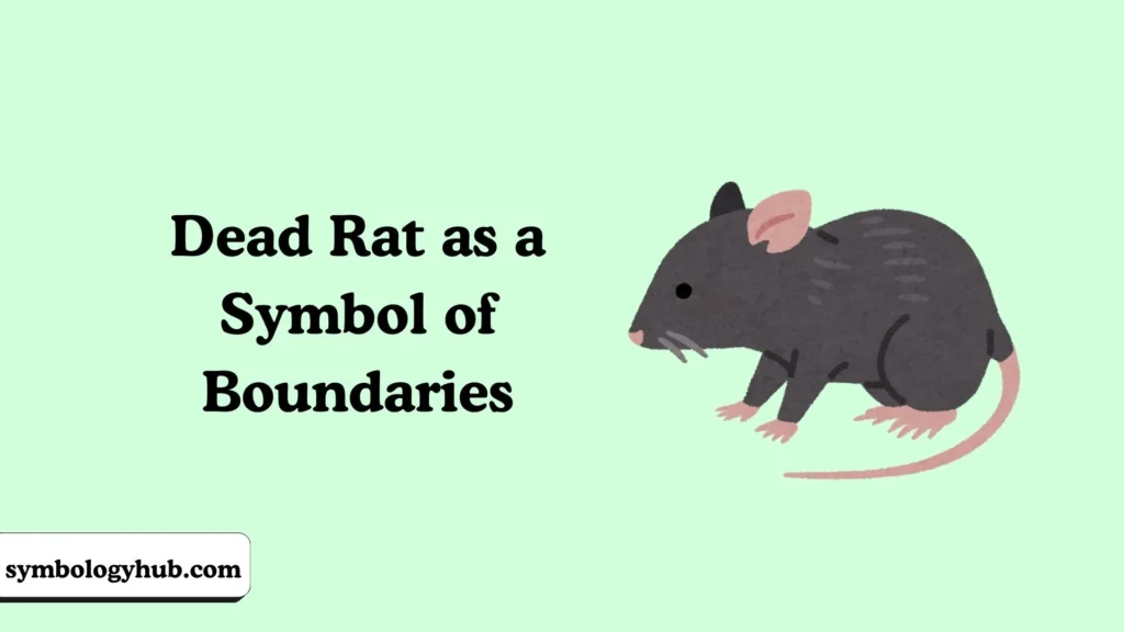 Dead Rat as a Symbol of Boundaries