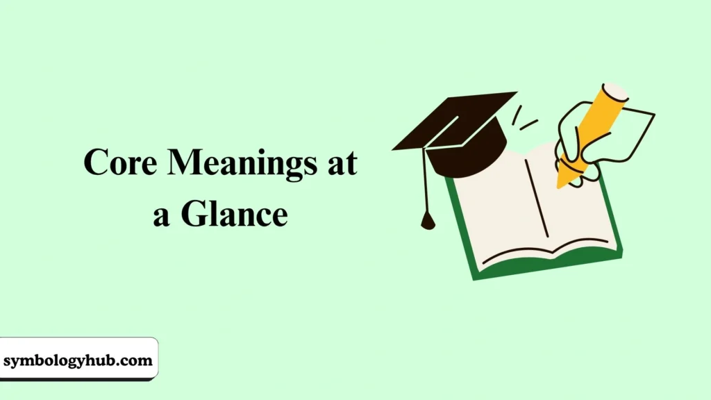 Core Meanings at a Glance