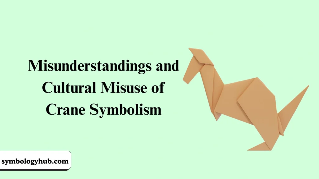 Misunderstandings and Cultural Misuse of Crane Symbolism