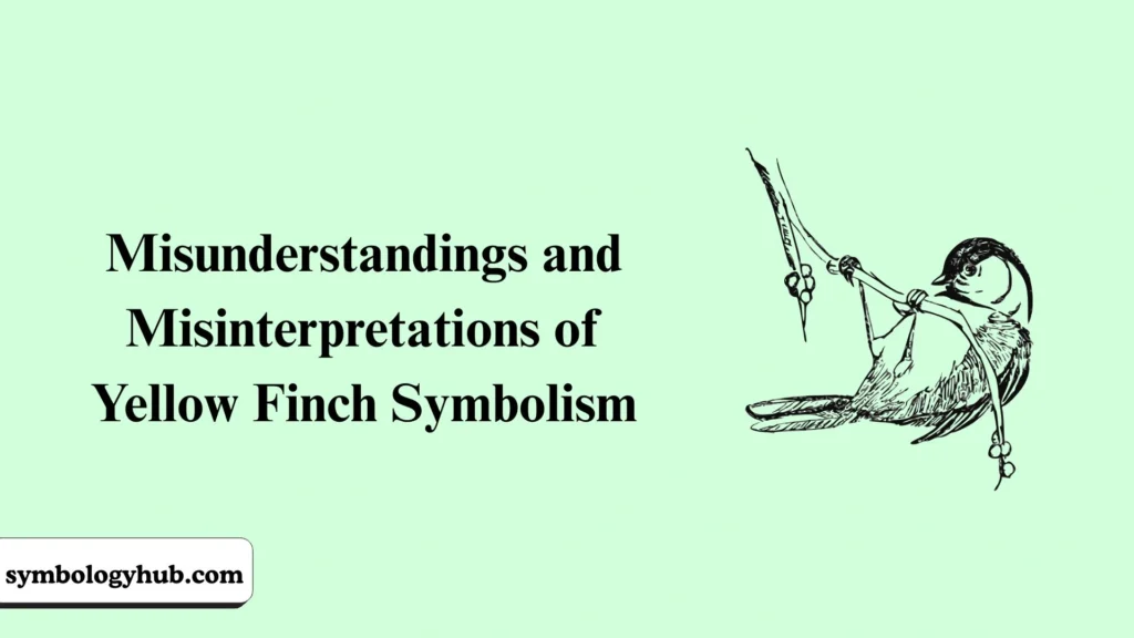 Misunderstandings and Misinterpretations of Yellow Finch Symbolism