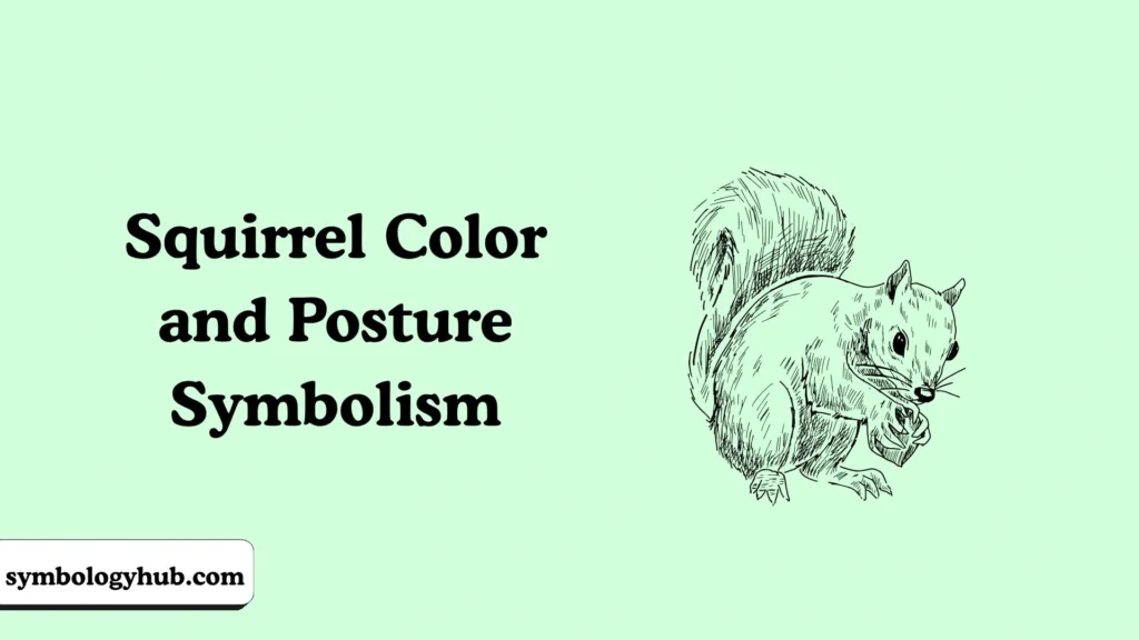 Squirrel Color and Posture Symbolism