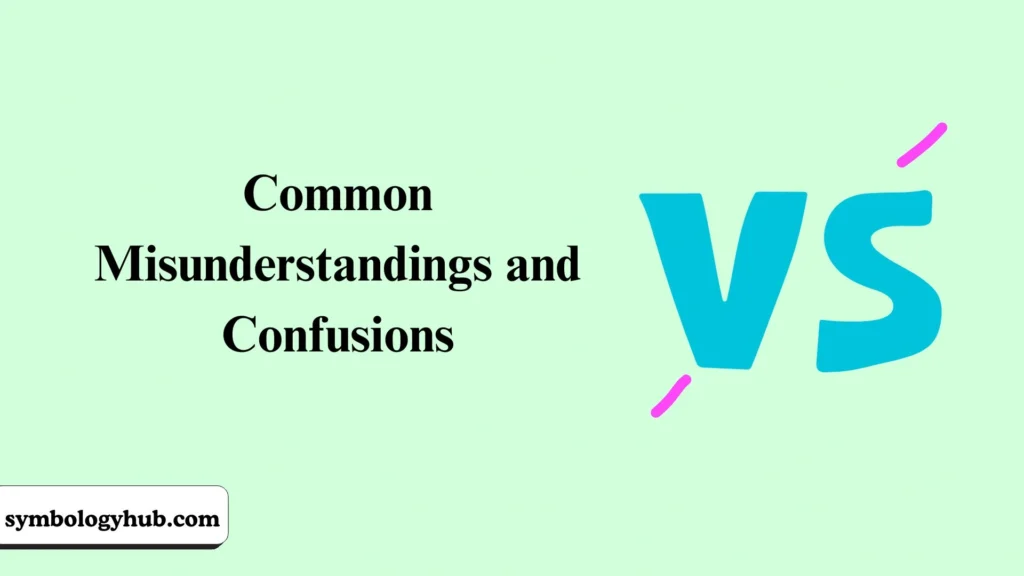 Common Misunderstandings and Confusions