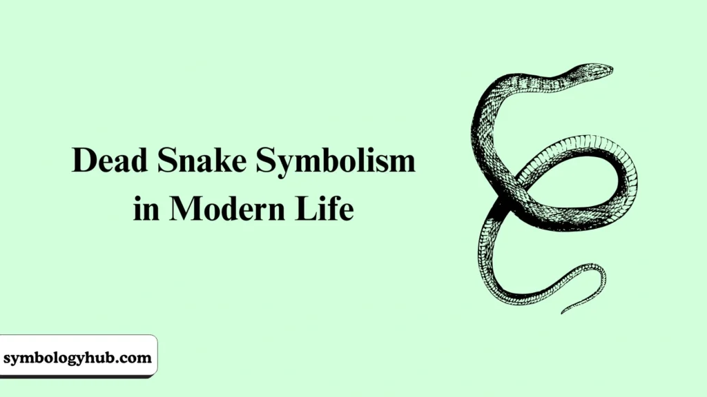 Dead Snake Symbolism in Modern Life