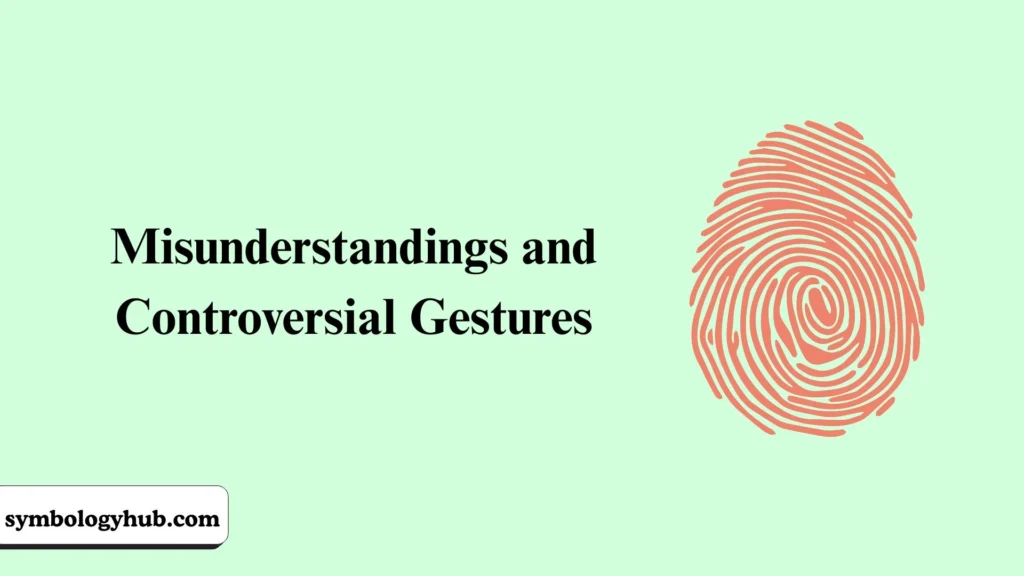 Misunderstandings and Controversial Gestures