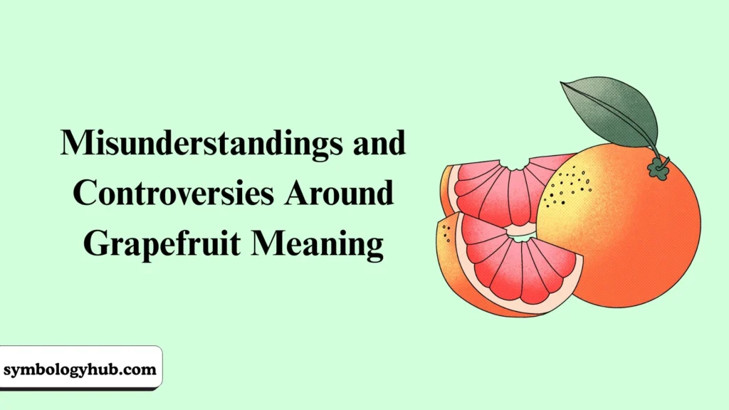 Misunderstandings and Controversies Around Grapefruit Meaning