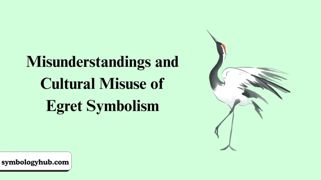 Misunderstandings and Cultural Misuse of Egret Symbolism