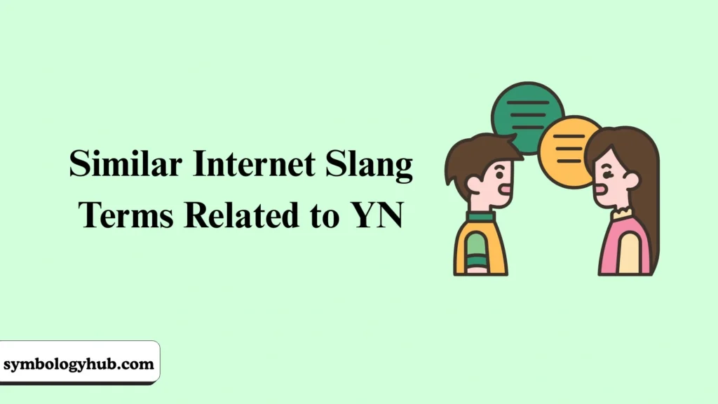 Similar Internet Slang Terms Related to YN