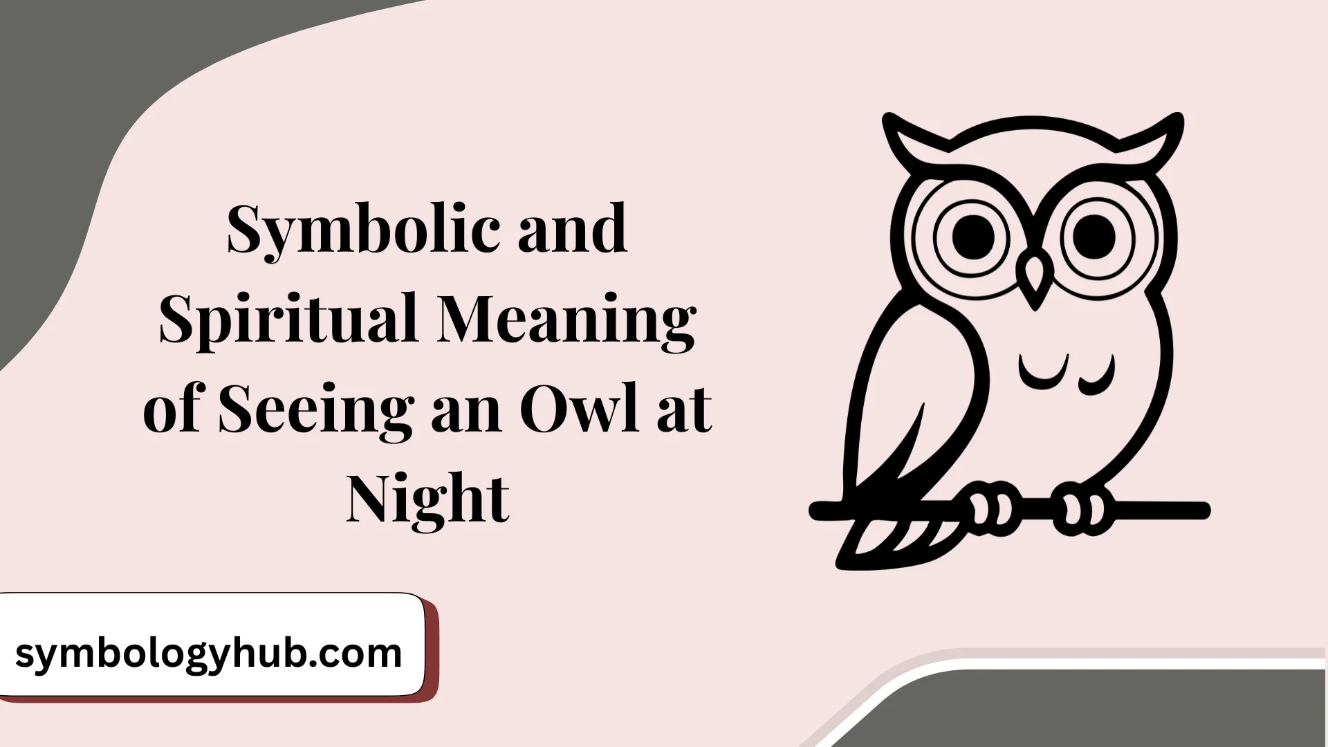 Symbolic and Spiritual Meaning of Seeing an Owl at Night