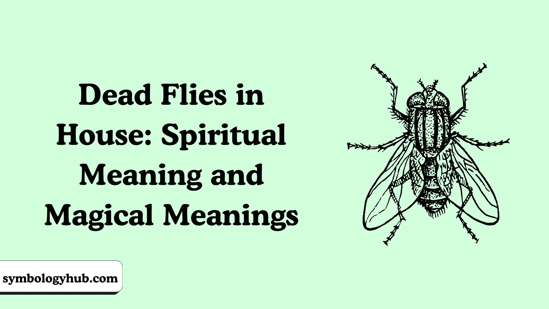 Dead Flies in House: Spiritual Meaning and Magical Meanings