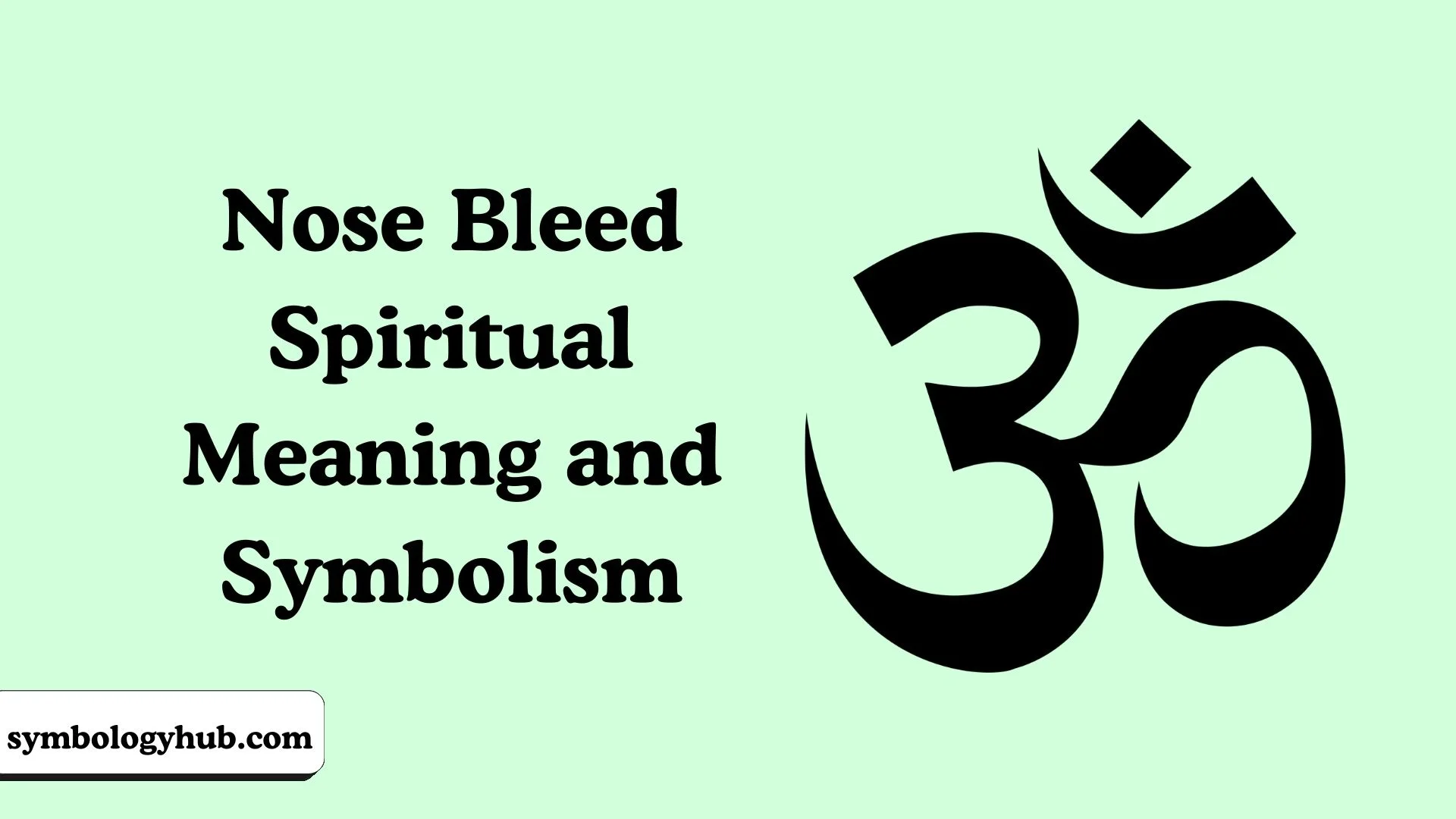 Nose Bleed Spiritual Meaning and Symbolism