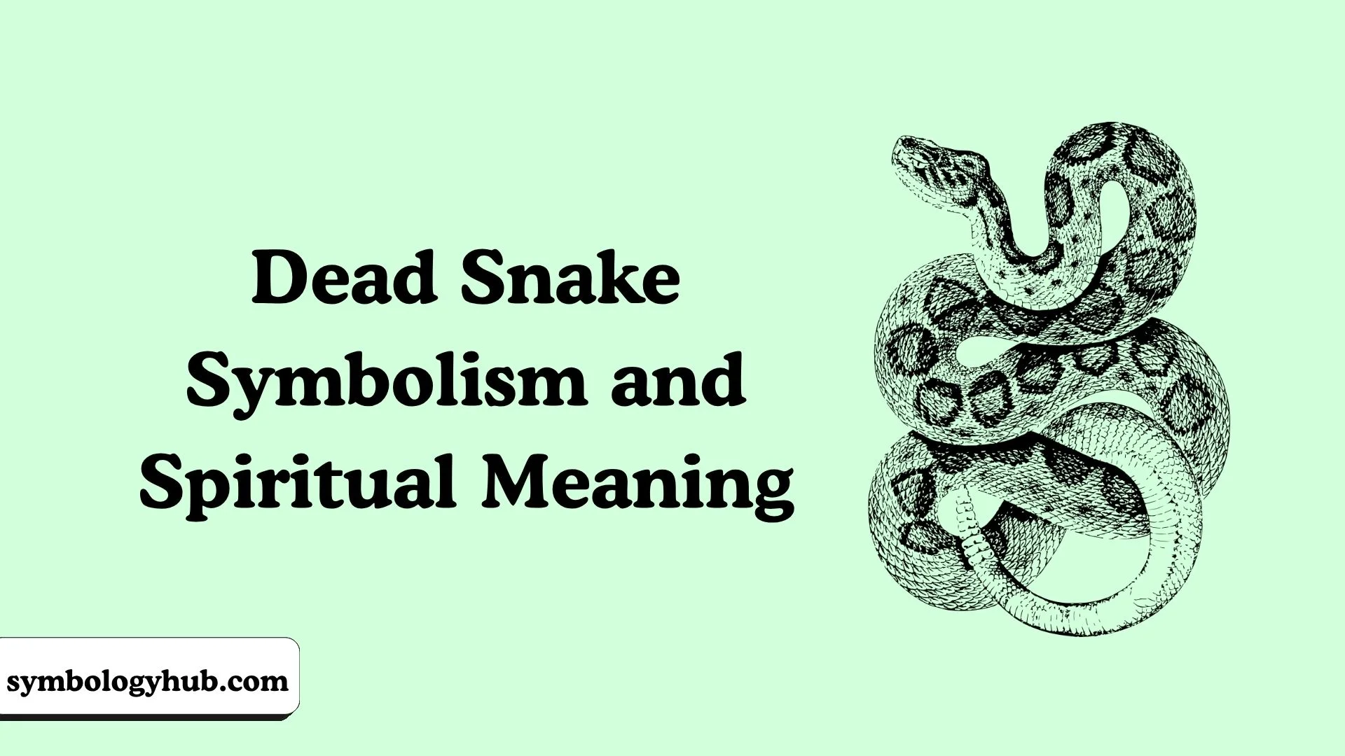 Dead Snake Symbolism