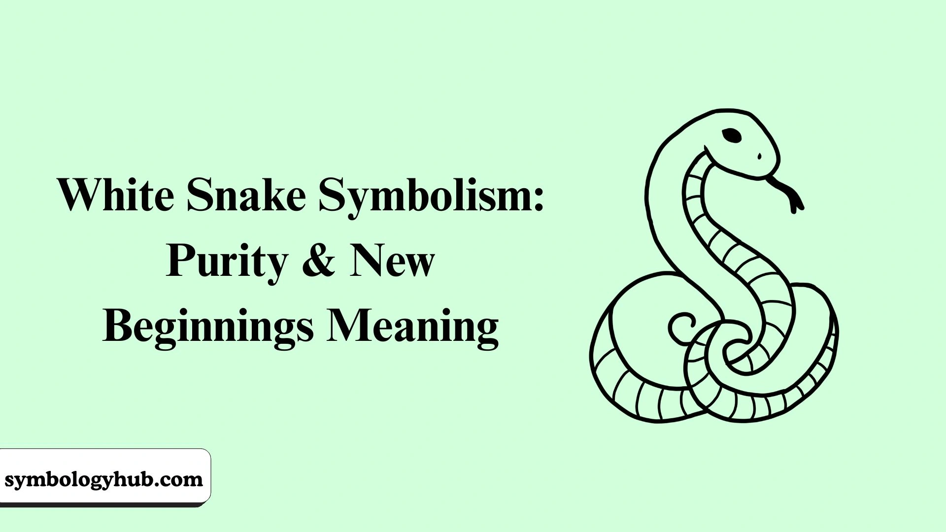 White Snake Symbolism