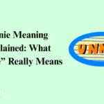 Unnie Meaning